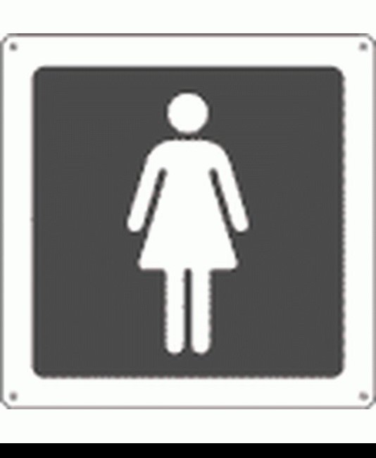 Cartello indicazione 'Toilette Donne'